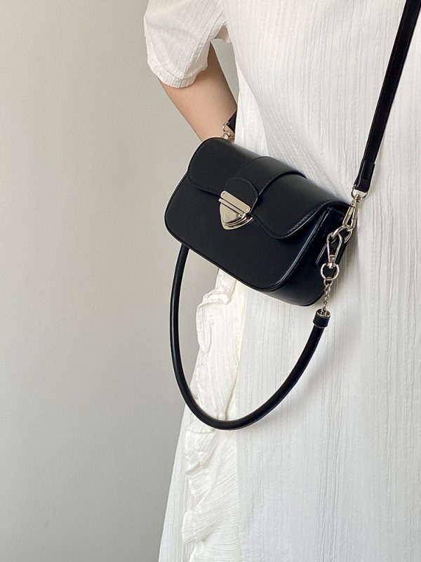 Versatile Retro Lock Shoulder Bag for Women - Niche Design Crossbody Small Bag, 2025 Trendy Fashion Accessory