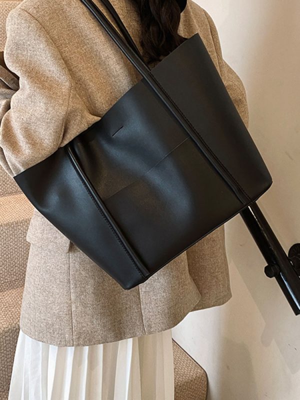 Versatile Women's Tote Bag - Large Capacity Casual Shoulder Bag in Korean Fashion for Spring/Summer 2025
