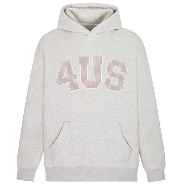 Vintage American Waffle Letter Logo Winter Fleece Loose Couple Hoodie - Retro Style, Cozy Unisex Sweatshirt