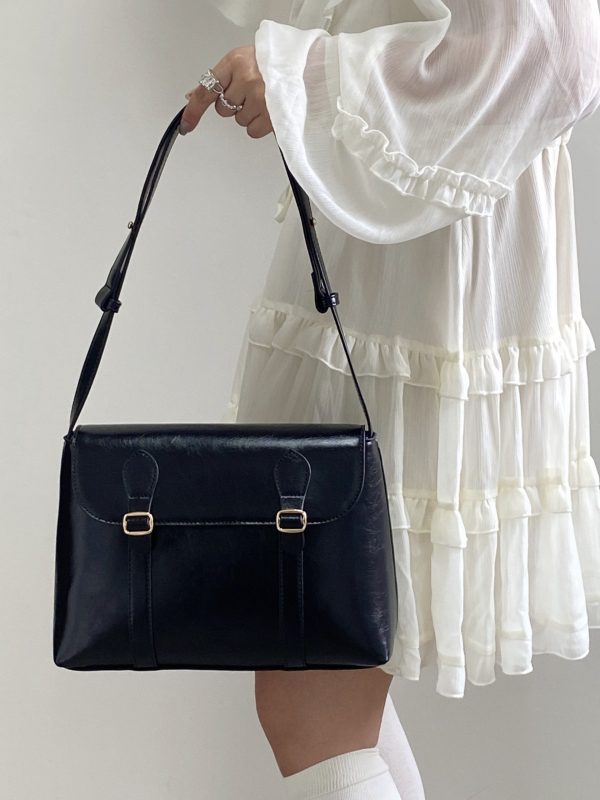 Vintage Artistic Large Capacity Tote Bag for Women - Versatile Crossbody Shoulder Bag for Everyday Use