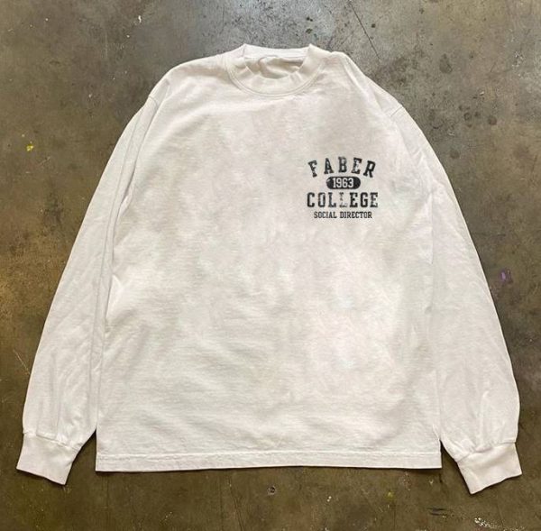 Vintage Hong Kong Style Heavyweight 280g Long Sleeve T-Shirt for Couples - Minimalist Loose Fit Fashion Top