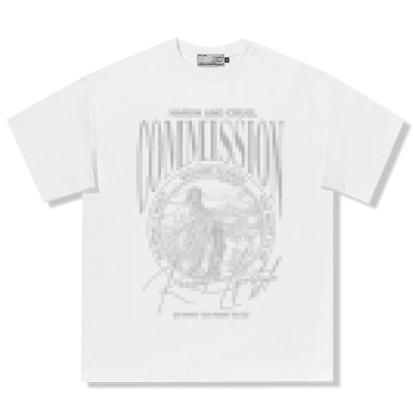 Vintage Letter Print Loose Fit Pure Cotton Couple T-Shirt in 90s Style