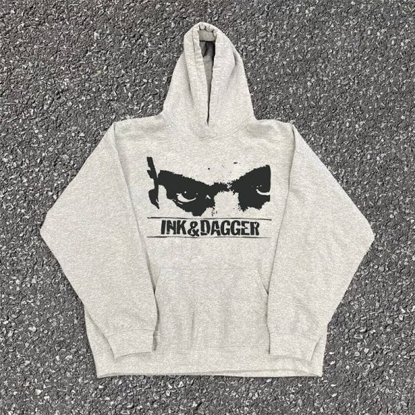 Vintage Philadelphia Punk Band Heavyweight Hoodie for Couples - 400g Loose Fit Charity Design