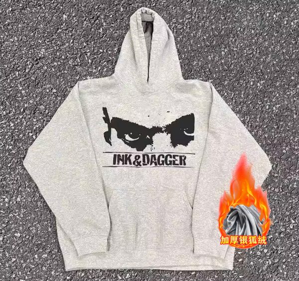 Vintage Philadelphia Punk Band Heavyweight Hoodie for Couples - 400g Loose Fit Charity Design