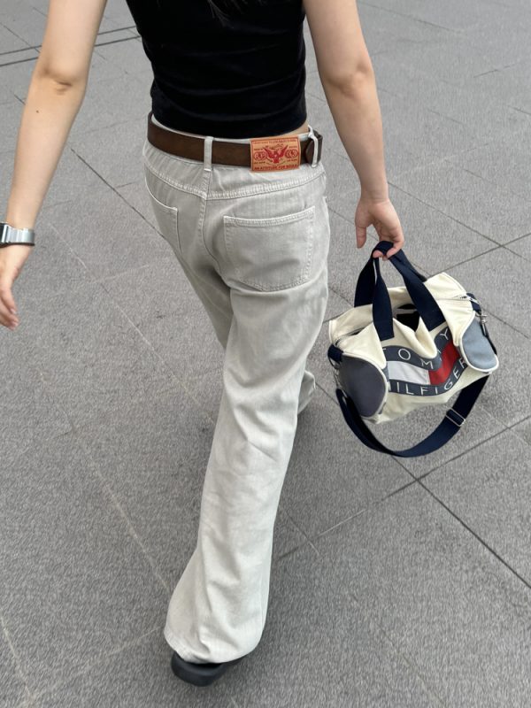 Water-Washed Soft Denim Straight Loose Pants for Men and Women - American Retro Style, Versatile Everyday Streetwear