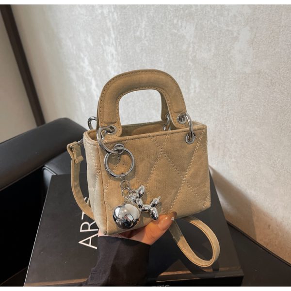 Winter Commuting Diamond Quilted Crossbody Bag - High-End Women's Handbag, Versatile Small Style for 2025