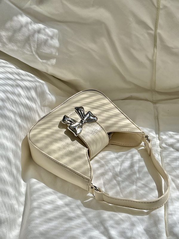 Women's Bowknot Chain Bag - Japanese & Korean Style Crossbody Handheld Small Bag - Fresh 2025 Design for Trendy Fashion