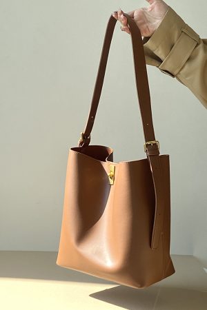 Women's Casual Bucket Bag - High-Quality Commuter Shoulder & Crossbody Bag for Everyday Use