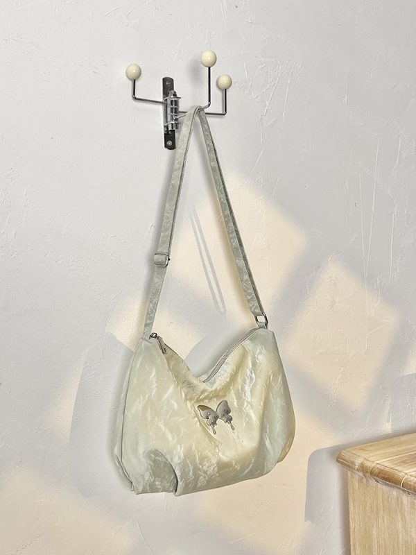 Women's Fresh Retro Tote Bag - Casual Commuting Shoulder Crossbody Bag for 2025, Chic Niche Design