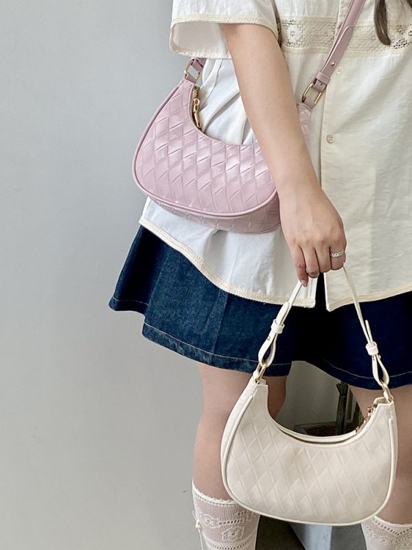 Women's High-End Crescent Bag - Niche Design Underarm Handbag, Small Crossbody Shoulder Bag for 2025 Fashion Trends