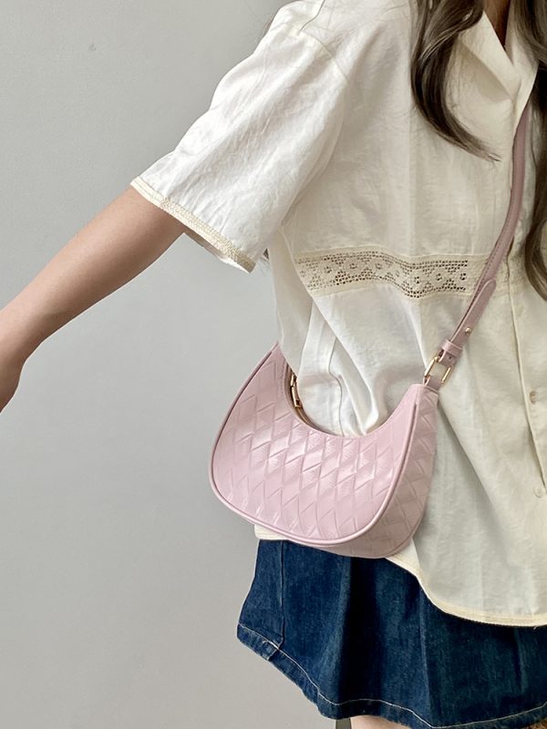 Women's High-End Crescent Bag - Niche Design Underarm Handbag, Small Crossbody Shoulder Bag for 2025 Fashion Trends