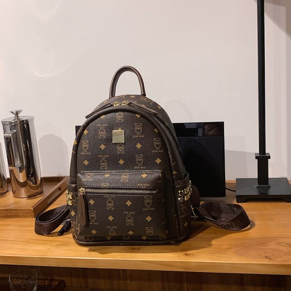 Women's High-End Fashion Backpack 2025 - Stylish School Bag for College Students & Trendy Travel Handbag