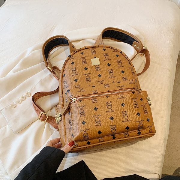 Women's High-End Fashion Backpack 2025 - Stylish School Bag for College Students & Trendy Travel Handbag