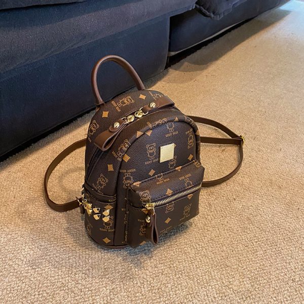 Women's High-End Fashion Backpack 2025 - Stylish School Bag for College Students & Trendy Travel Handbag