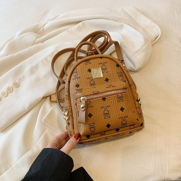 Women's High-End Fashion Backpack 2025 - Stylish School Bag for College Students & Trendy Travel Handbag
