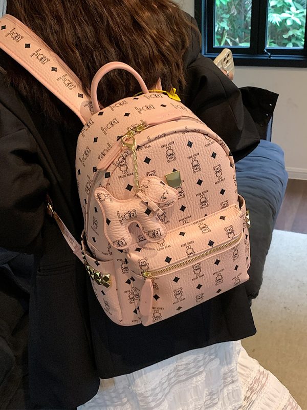 Women's High-End Fashion Backpack 2025 - Stylish School Bag for College Students & Trendy Travel Handbag