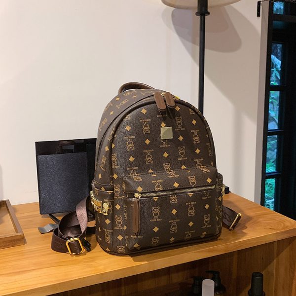 Women's High-End Fashion Backpack 2025 - Stylish School Bag for College Students & Trendy Travel Handbag