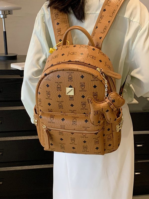 Women's High-End Fashion Backpack 2025 - Stylish School Bag for College Students & Trendy Travel Handbag