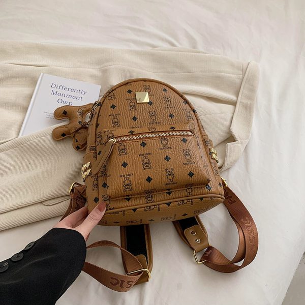 Women's High-End Fashion Backpack 2025 - Stylish School Bag for College Students & Trendy Travel Handbag