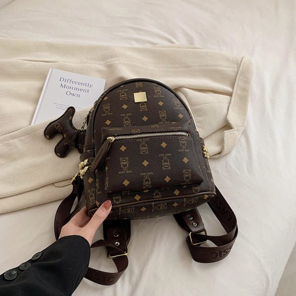 Women's High-End Fashion Backpack 2025 - Stylish School Bag for College Students & Trendy Travel Handbag