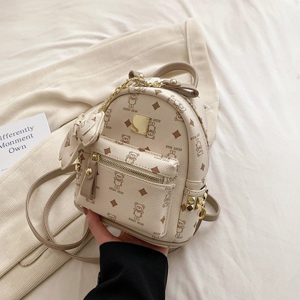 Women's High-End Fashion Backpack 2025 - Stylish School Bag for College Students & Trendy Travel Handbag