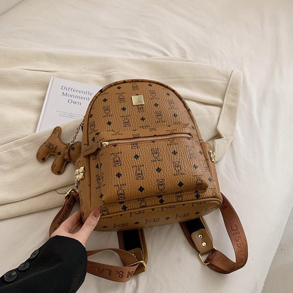 Women's High-End Fashion Backpack 2025 - Stylish School Bag for College Students & Trendy Travel Handbag