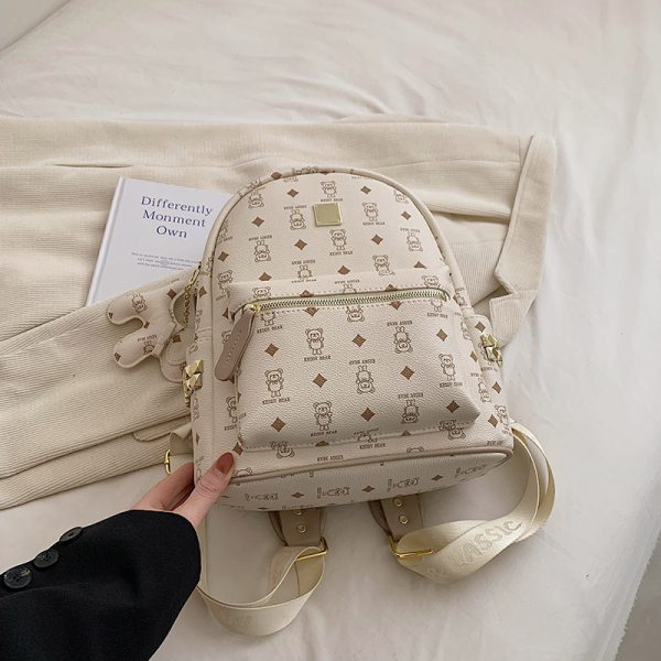 Women's High-End Fashion Backpack 2025 - Stylish School Bag for College Students & Trendy Travel Handbag
