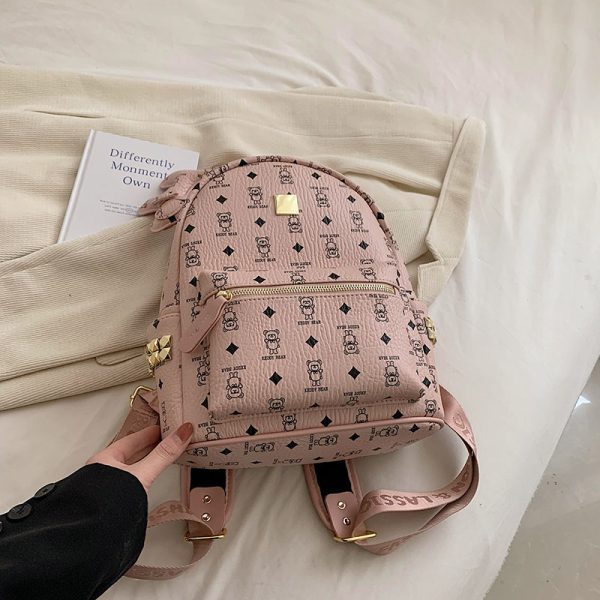 Women's High-End Fashion Backpack 2025 - Stylish School Bag for College Students & Trendy Travel Handbag