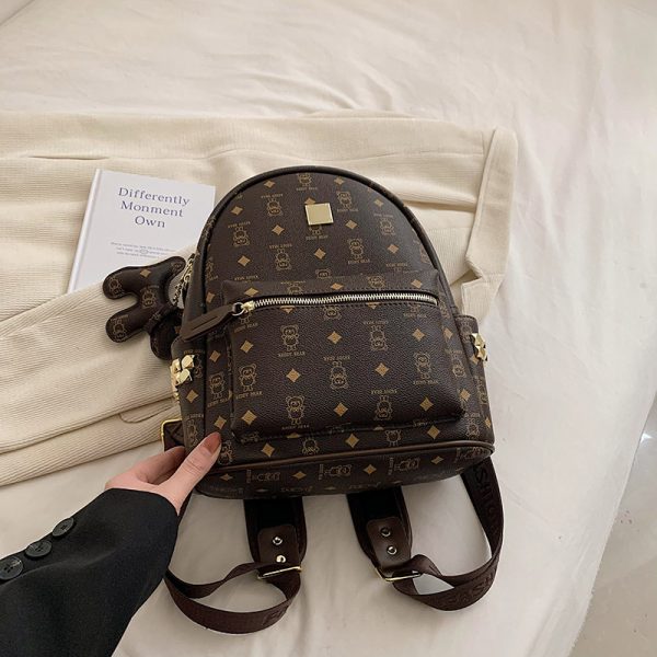 Women's High-End Fashion Backpack 2025 - Stylish School Bag for College Students & Trendy Travel Handbag