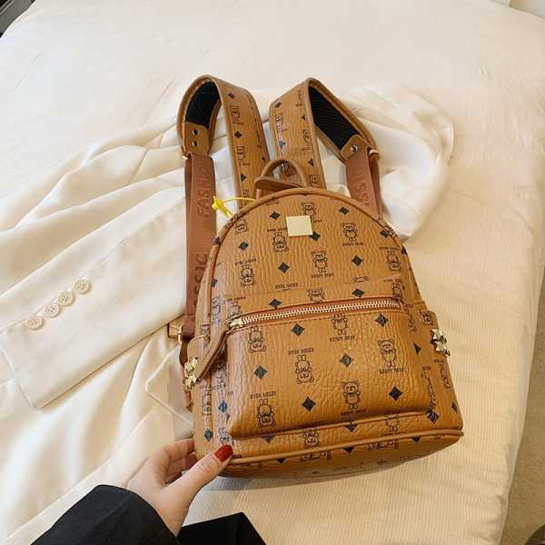 Women's High-End Fashion Backpack 2025 - Stylish School Bag for College Students & Trendy Travel Handbag