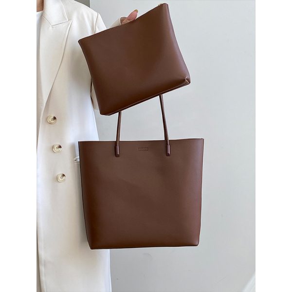 Women's Korean Style Commuter Tote Bag - Large Capacity Shoulder Bag for Spring/Summer 2025 - Trendy Niche Design