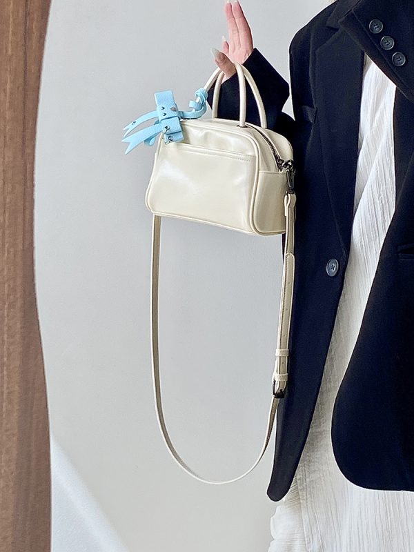 Women's Korean Style High-End Boston Bag - Lightweight Crossbody Handbag for 2025 INS Trend