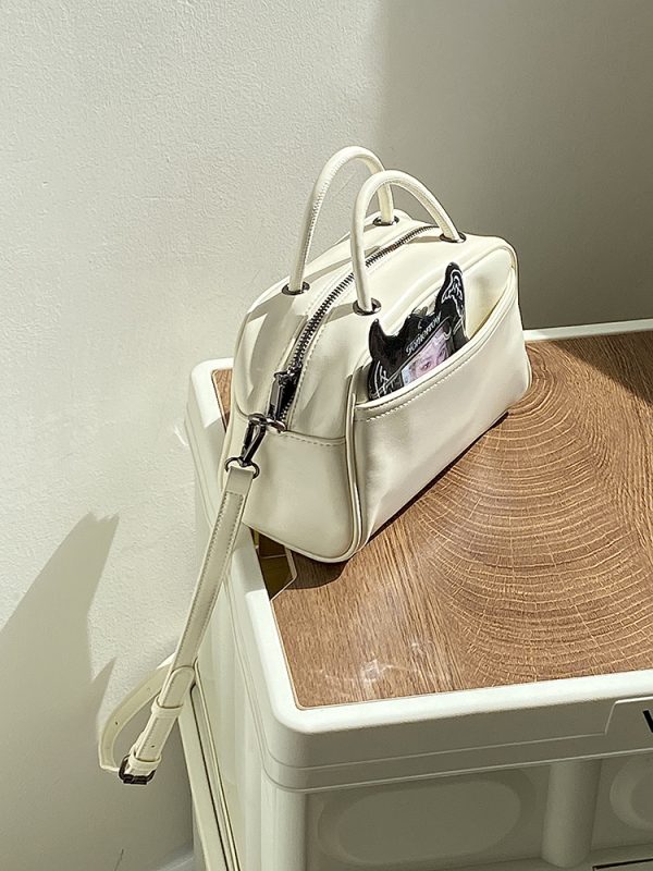 Women's Korean Style High-End Boston Bag - Lightweight Crossbody Handbag for 2025 INS Trend