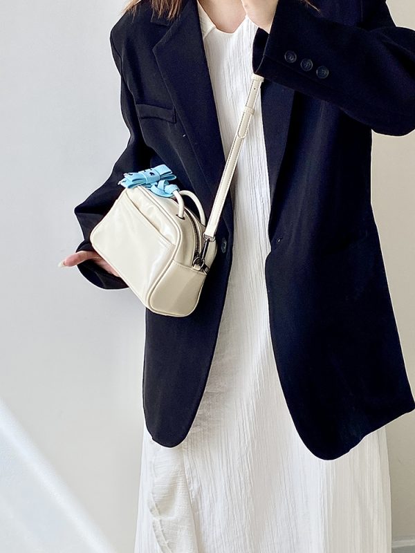 Women's Korean Style High-End Boston Bag - Lightweight Crossbody Handbag for 2025 INS Trend