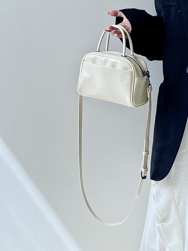 Women's Korean Style High-End Boston Bag - Lightweight Crossbody Handbag for 2025 INS Trend