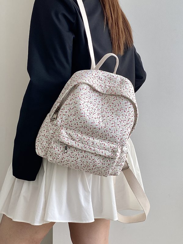 Women's Korean Style Large Capacity Versatile Backpack - Autumn Winter 2025 Forest Design