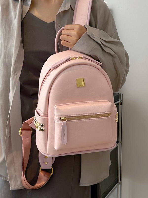 Women's Korean Style Tote and Backpack, Minimalist Versatile Student Bag, Trendy Commuting Bag for Summer 2025