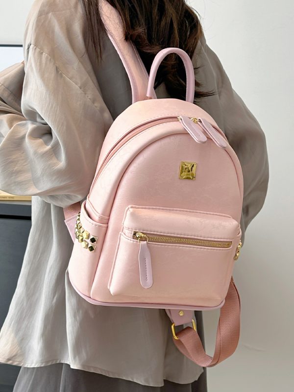 Women's Korean Style Tote and Backpack, Minimalist Versatile Student Bag, Trendy Commuting Bag for Summer 2025