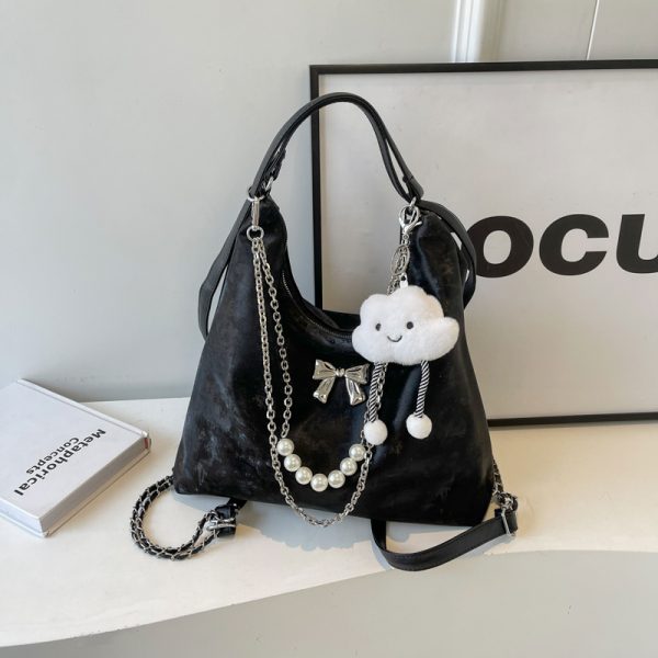 Womenâ€™s Large Capacity Tote Bag - Versatile Commuter Backpack for Spring/Summer Fashion - High-End Shoulder Bag