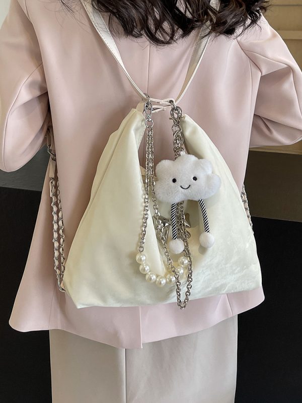 Womenâ€™s Large Capacity Tote Bag - Versatile Commuter Backpack for Spring/Summer Fashion - High-End Shoulder Bag
