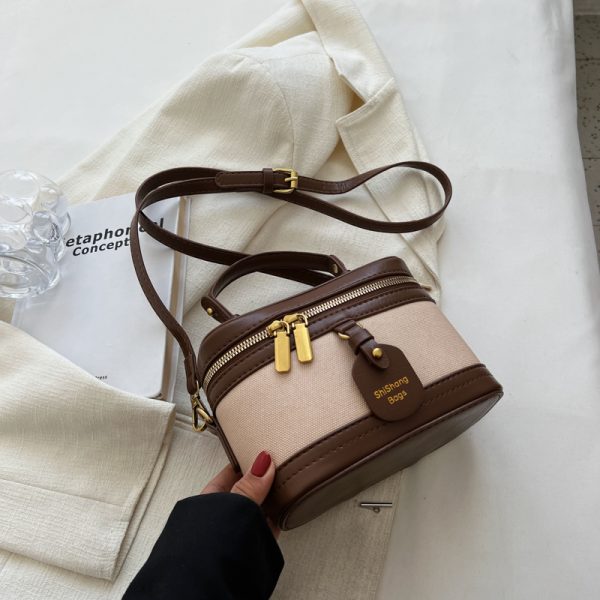 Women's Mini Crossbody Bucket Bag - Trendy High-End Shoulder Bag for 2025 Fashionistas