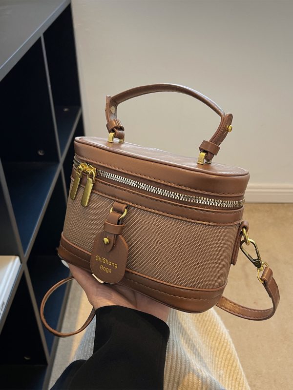 Women's Mini Crossbody Bucket Bag - Trendy High-End Shoulder Bag for 2025 Fashionistas