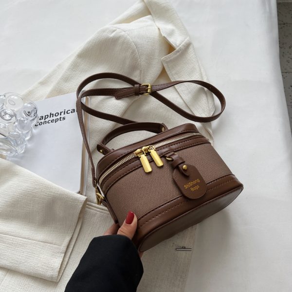 Women's Mini Crossbody Bucket Bag - Trendy High-End Shoulder Bag for 2025 Fashionistas