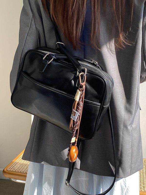 Women's Multi-Functional Large Capacity Briefcase Backpack - Korean Style Versatile Shoulder Handbag for Everyday Fashion