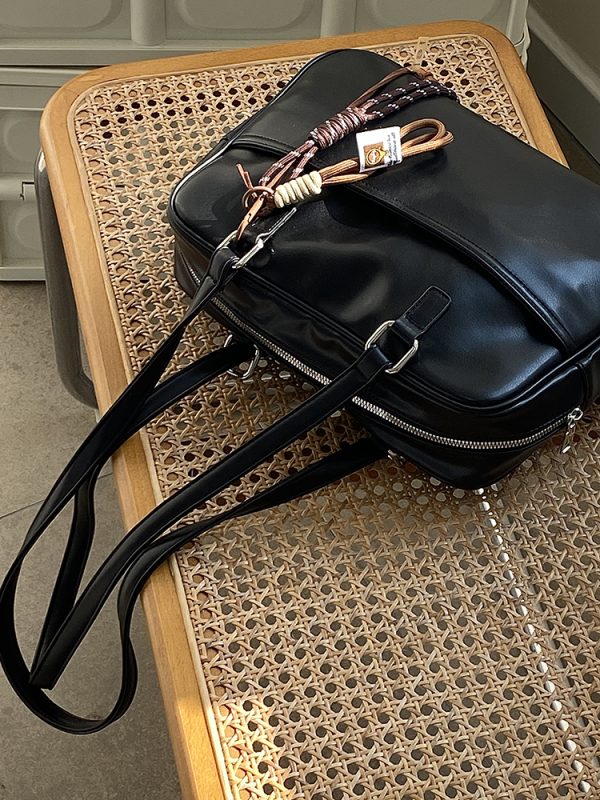Women's Multi-Functional Large Capacity Briefcase Backpack - Korean Style Versatile Shoulder Handbag for Everyday Fashion
