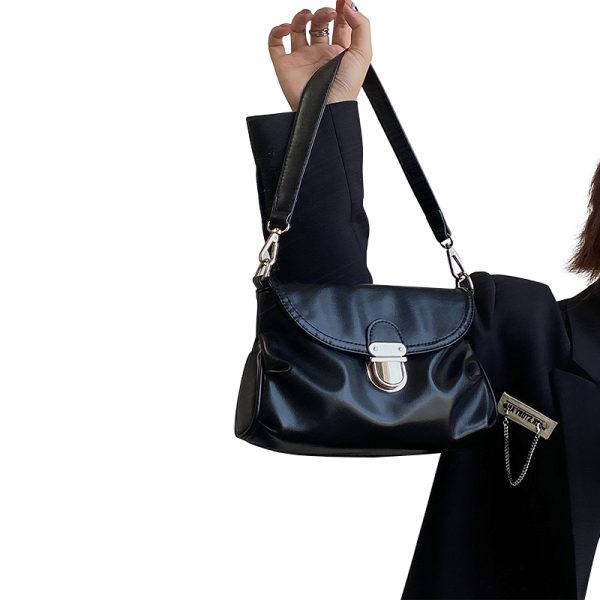 Women's Pleated Cloud Bag - High-End Lock Clutch, Underarm & Crossbody Small Bag for 2025 Fashion Trends