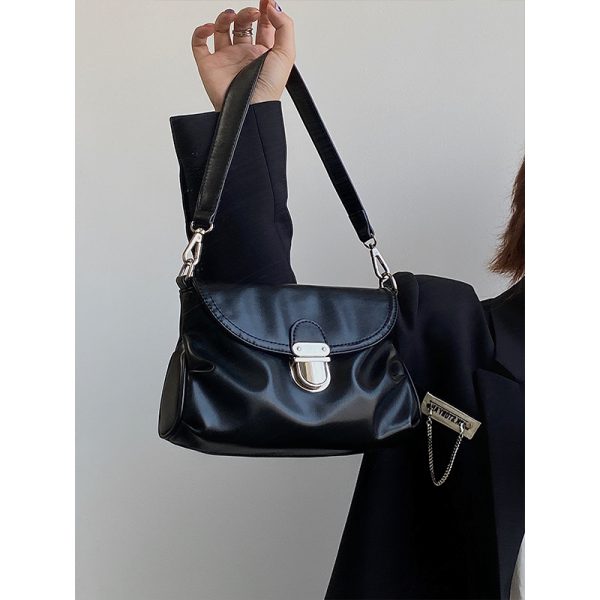 Women's Pleated Cloud Bag - High-End Lock Clutch, Underarm & Crossbody Small Bag for 2025 Fashion Trends