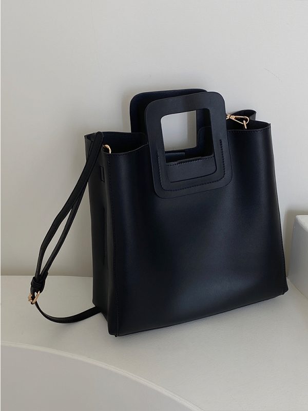 Women's Retro Handheld Tote Bag - Spring Summer 2025, Large Capacity Crossbody Bag for 90s and Y2K Style