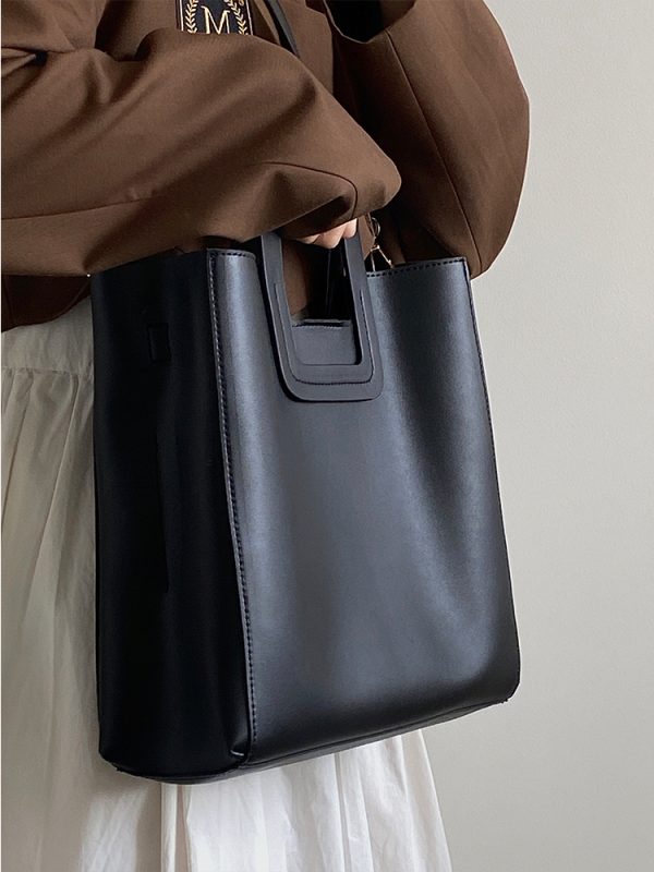 Women's Retro Handheld Tote Bag - Spring Summer 2025, Large Capacity Crossbody Bag for 90s and Y2K Style