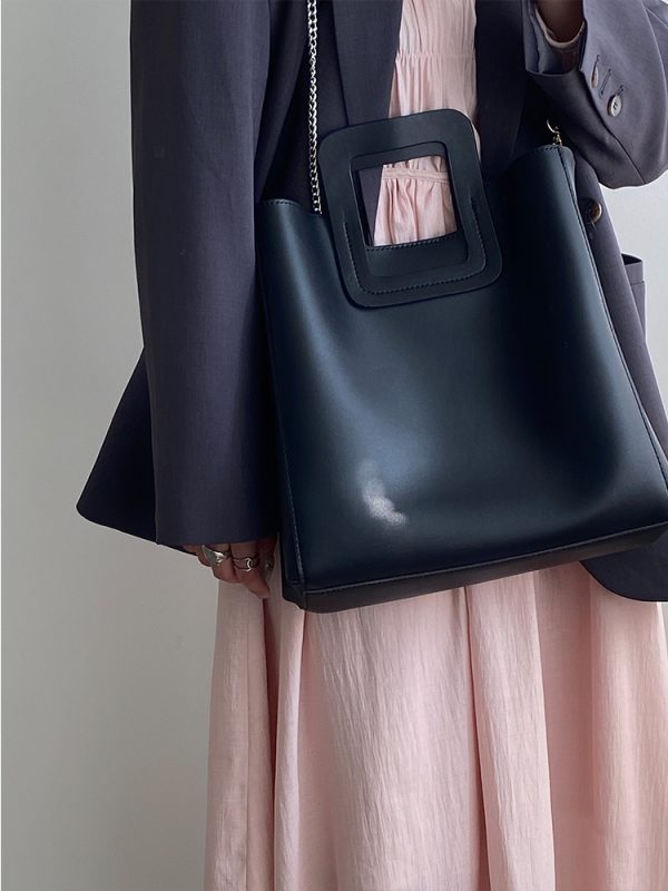 Women's Retro Handheld Tote Bag - Spring Summer 2025, Large Capacity Crossbody Bag for 90s and Y2K Style